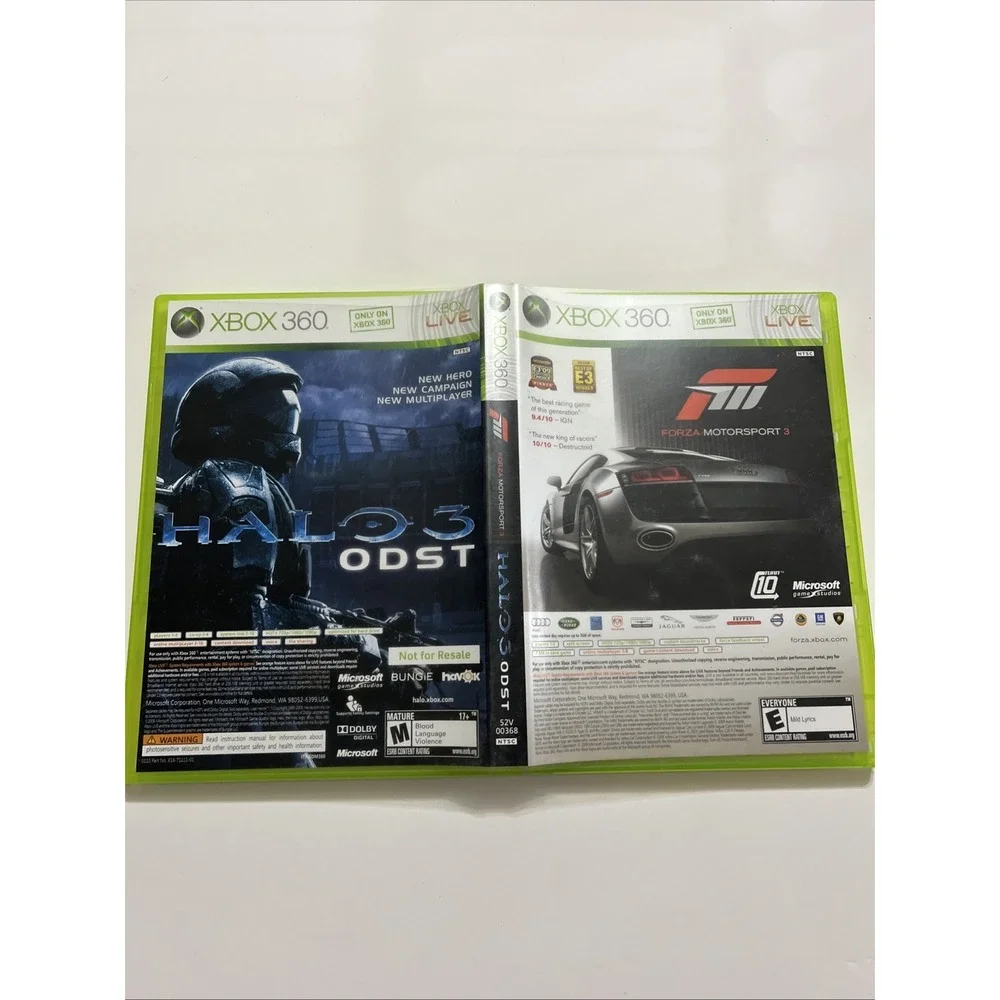 Halo 3 ODST / Forza Motorsport 3 Combo Pack Microsoft Xbox 360 - Limited Release